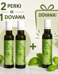 Alyvuogių aliejus su bazilikais (250 ml) Rinkinys 2 perki ir 1 dovana