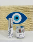 Rinkinys: Collazen paakių kremas 30ml, veido kremas 50ml, kosmetinė