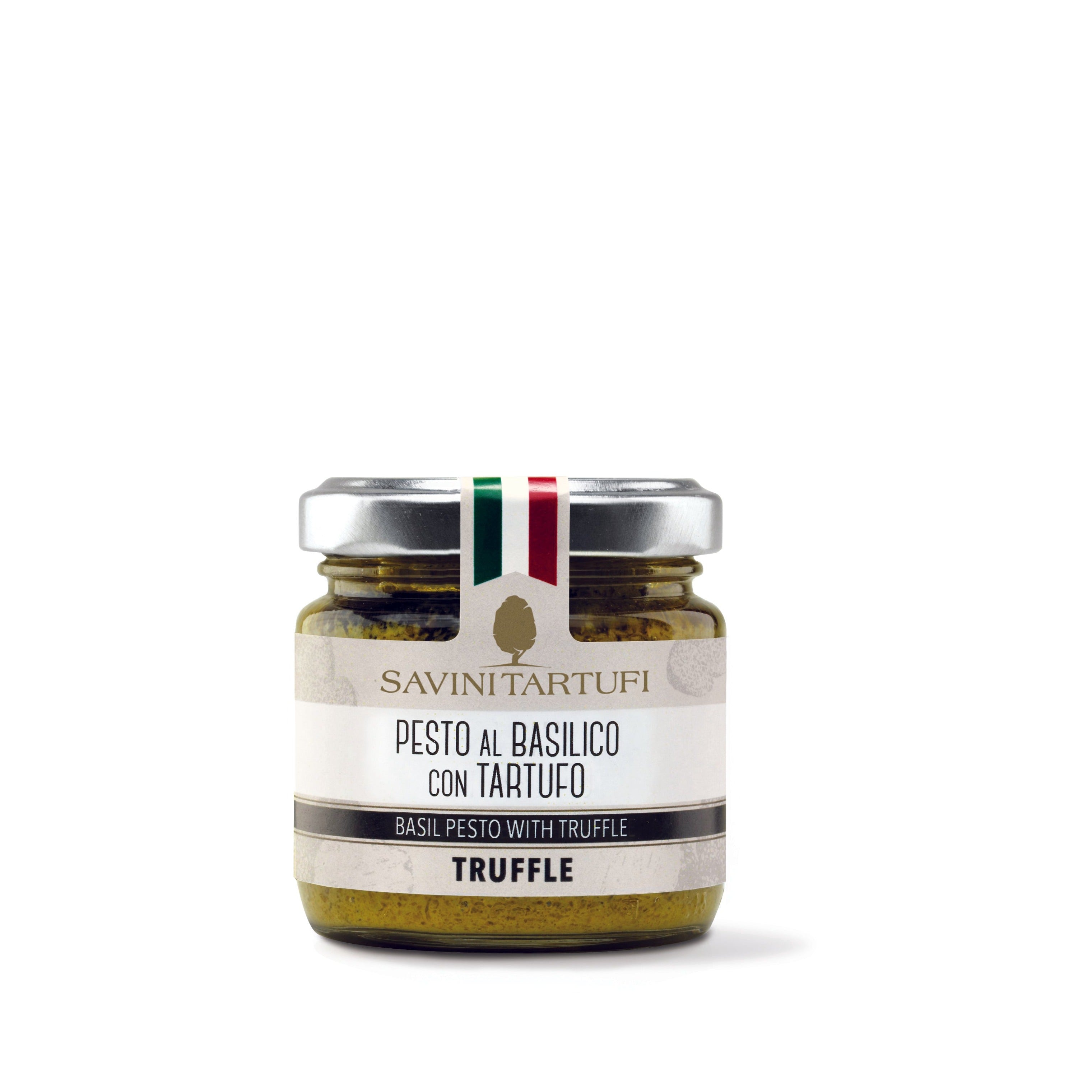 SAVINI TARTUFI PESTO AL BASILICO CON TARTUFO (BAZILIKŲ PESTO SU TRIUFE